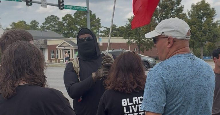 Angry Huntsville ‘No Kings’ protesters rant against Trump, America and capitalism