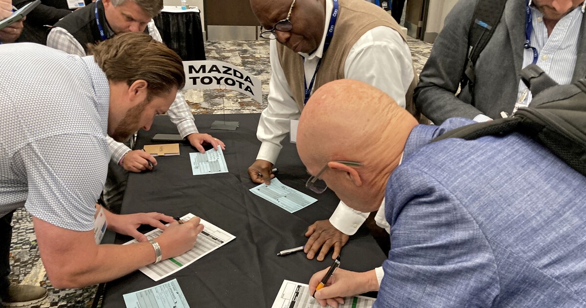 Amid tariff costs, a ‘speed dating’ event helps connect Southern auto suppliers, makers